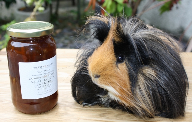 Humphrey with the Double Gold WInning Dalemain Marmalade. 
